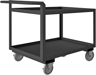 Durham RSCR364836ALU5PU95 Stock cart, 2 Shelf, Raised Handle