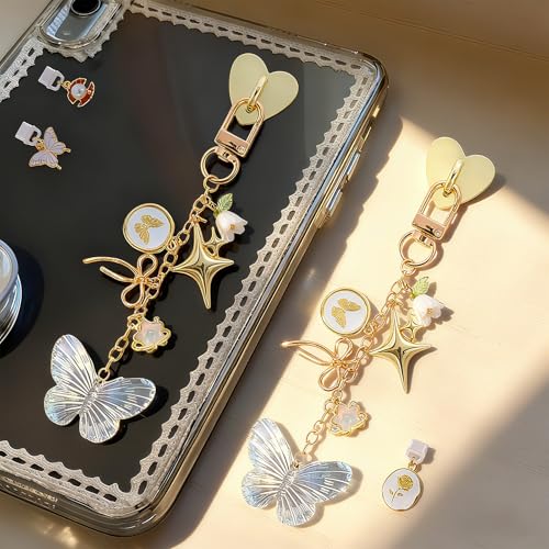 Image of Halloween Dust Plug Charm Chains for Kindle - Gothic Type C Dustplug & Chain Bracelet Strap Decorating Accessories