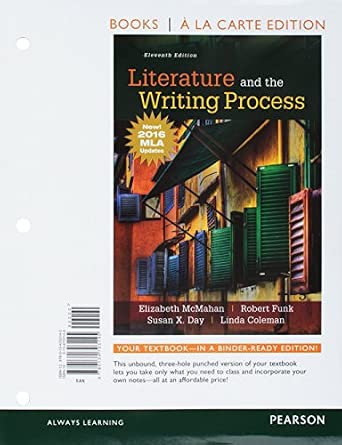Amazon.com: Literature and the Writing Process, MLA Update Edition ...