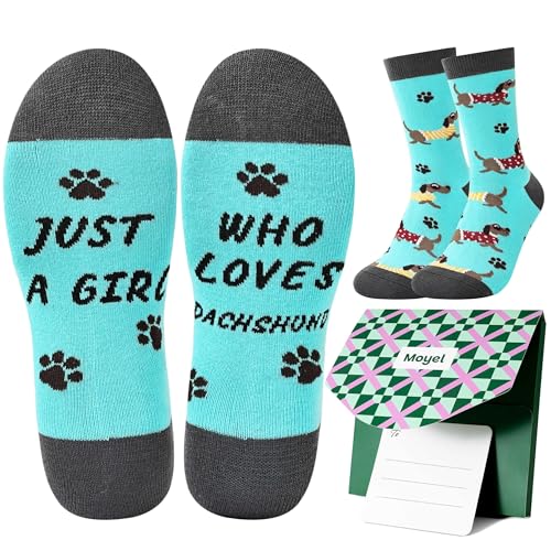 Image of Moyel Funny Socks for Women Fun Funky Socks Funny Gifts for Women Teen Girls Pickleball Dachshund Turtle