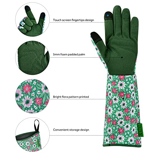 Gardening Gloves For Women, 1 Pair Of Oizen Long Sleeve Thorn Proof Garden Gloves For Yard, Gardening Gifts For Women (Large) #TOP2