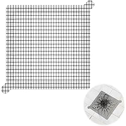 Desague Fregadero No Traga 30 Colectores de Pelo de Drenaje Pegatina de Malla Ducha Desechable Pegatina Cuadrada Piso de 6 Pulgadas de Colador Fregadero de Filtro Cubierta Baño