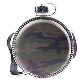 Rothco Woodland Camo 2 QT Desert Canteen - BPA Free, Ideal for Camping and Outdoor Gear