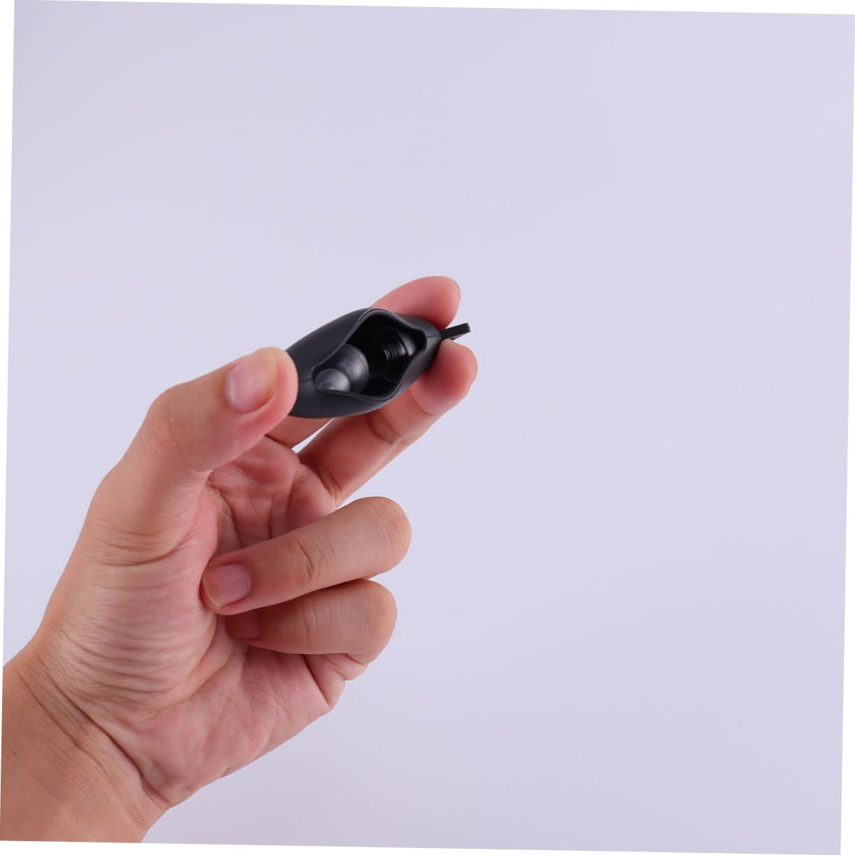 2sätze Musik Noise Reduction Ohrstöpsel Für Schlaf Schnarchen Und Arbeiten Ergonomische Waschbare Silikon-ohrstöpsel Mit Transparentem Kabel Schwarz Für Dj Und Nachts