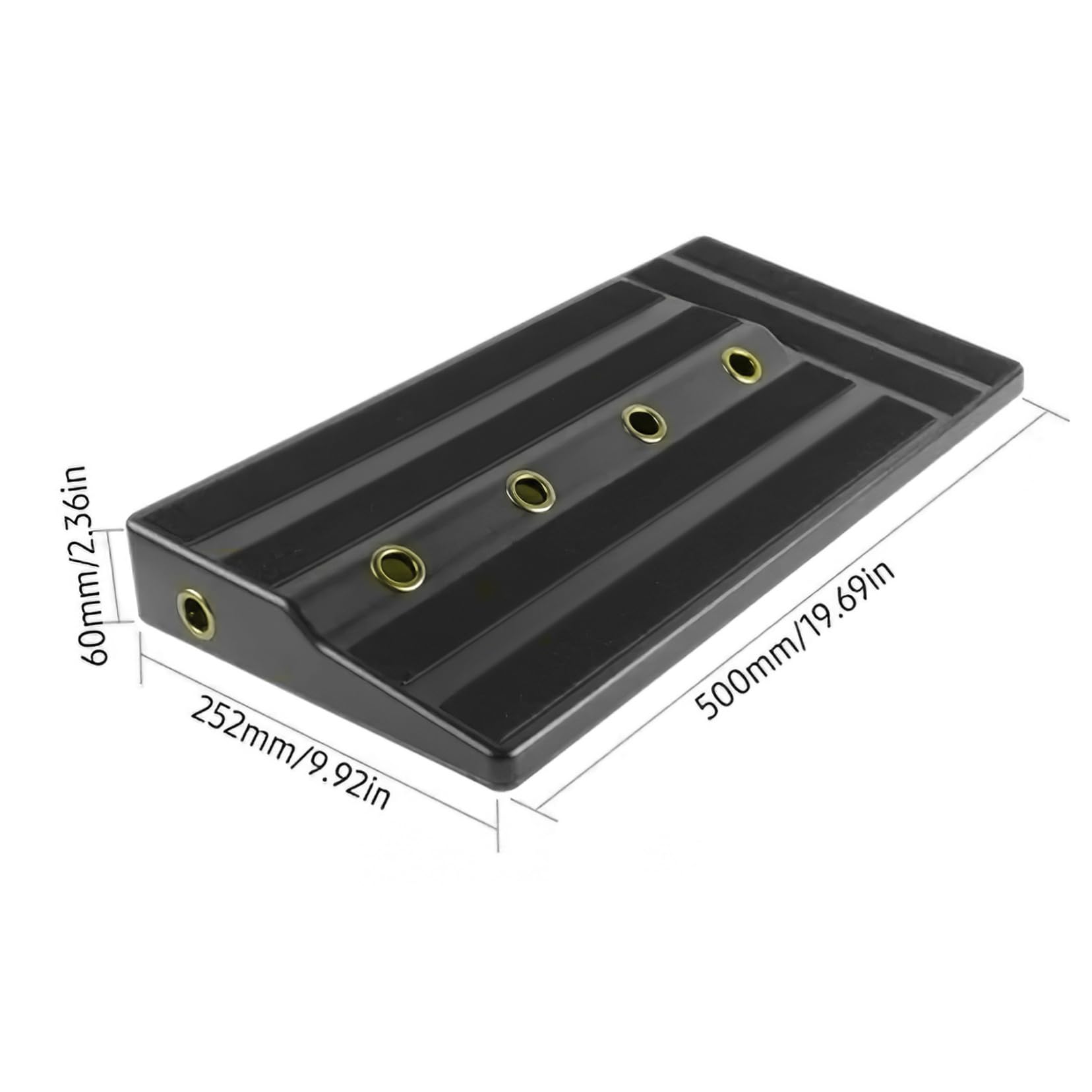 SUPVOX Guitar Effects Pedal Board Lightweight Portable Design Mounting System for Musicians the Go Features Cable Management and Flexible Layout for Easy Arrangement