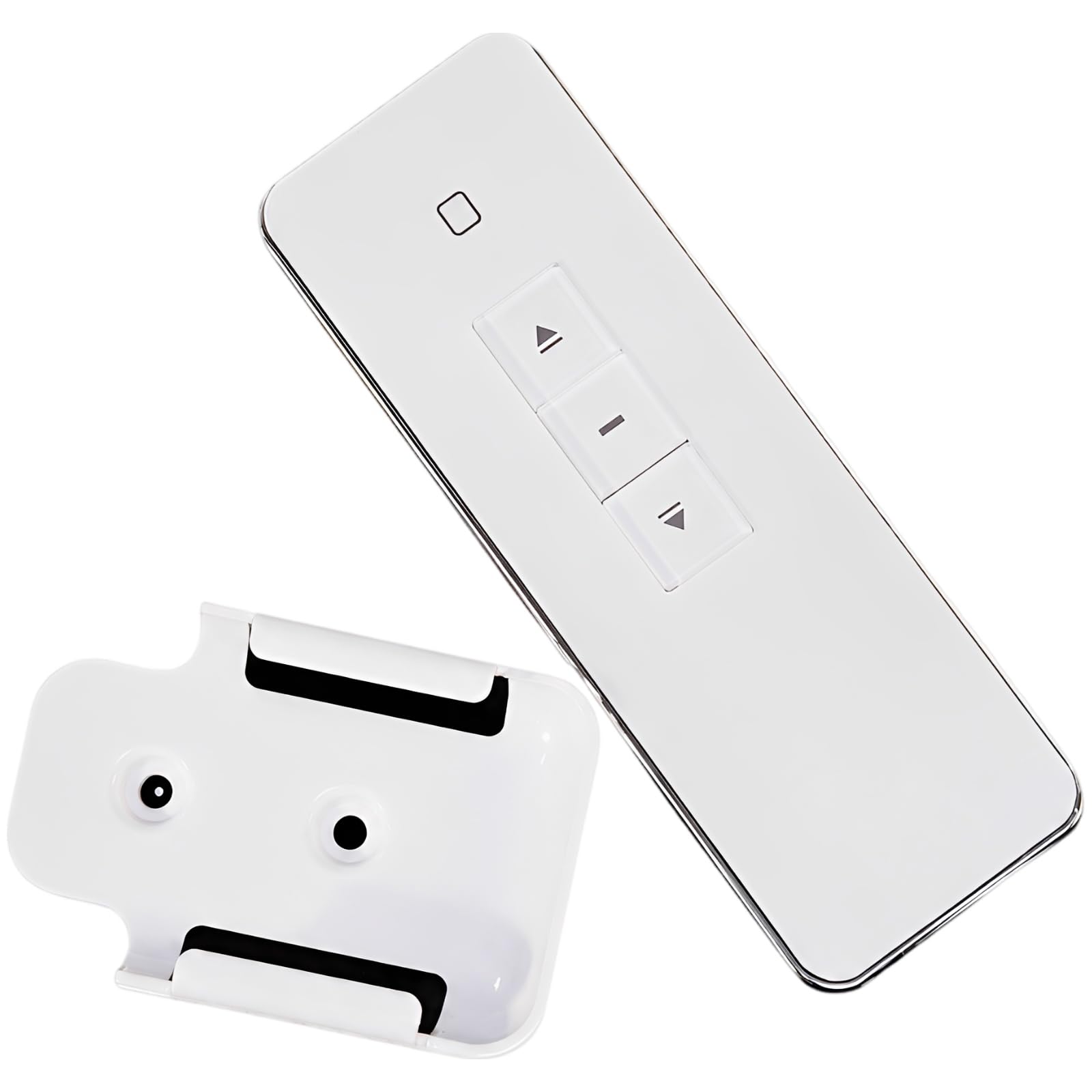 Télécommande pour Stores Compatible avec Le contrôleur WiFi Tuya, Design à 3 Boutons et Support Mural, télécommande Intelligente pour Rideaux motorisés, Volets roulants, Portes et fenêtres
