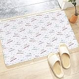 ALFOMBRILLA BAÑO: las alfombrillas de baño son prácticas y cómodas; representan un accesorio precioso para el cuarto de baño. Dimensión: 60 x 100 cm