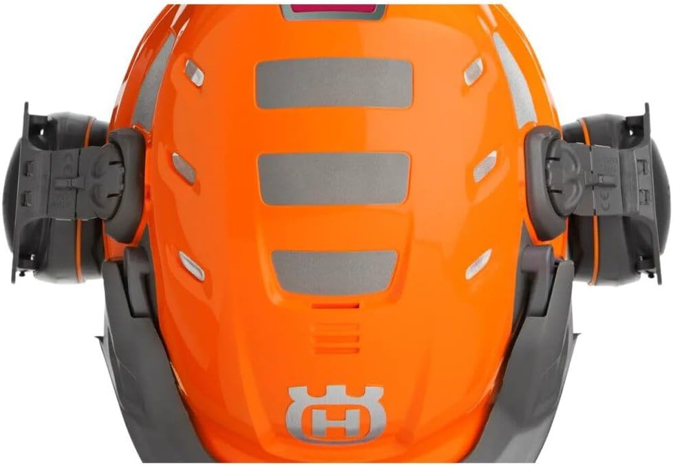 Husqvarna Technical Forest Helmet With Ratchet Suspension And Ear Protection