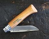 Opinel Unisex O123080 nóż, twarde drewno, brązowy, nr 8 EU