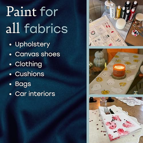 Image of Fabricoat Dark Grey Fabric Paint For Arts, Crafts & DIY Projects | 125ml / 4.2 FL OZ Fabric & Textile Paint Perfect for Clothing, Canvas Shoes, Denim, T-Shirts | Washable Non-Toxic
