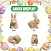 SANTVOLO Hopping Bunny Toy,Easter Realistic Bunny Toy, Wiggling Ears, Twitching Mouth and Nose, My Realistic Bunny Toy for Kids (New Version)