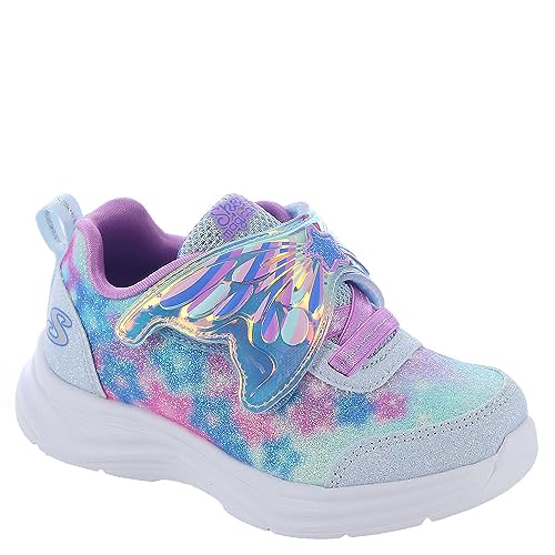 Skechers Unisex-Child Glimmer Kicks-Glittery Glam Sneaker