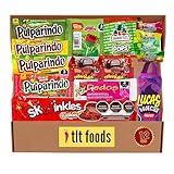 TLT FOODS Lote Dulces Mexicanos – Pack Variedad Chuches Mexicanas Picantes Para Regalar, Mix Surtido Golosinas Caramelos, Candy Box Snacks Mexico, Chamoy, Pelon Pelo Rico, Pulparindo, Tamarindo