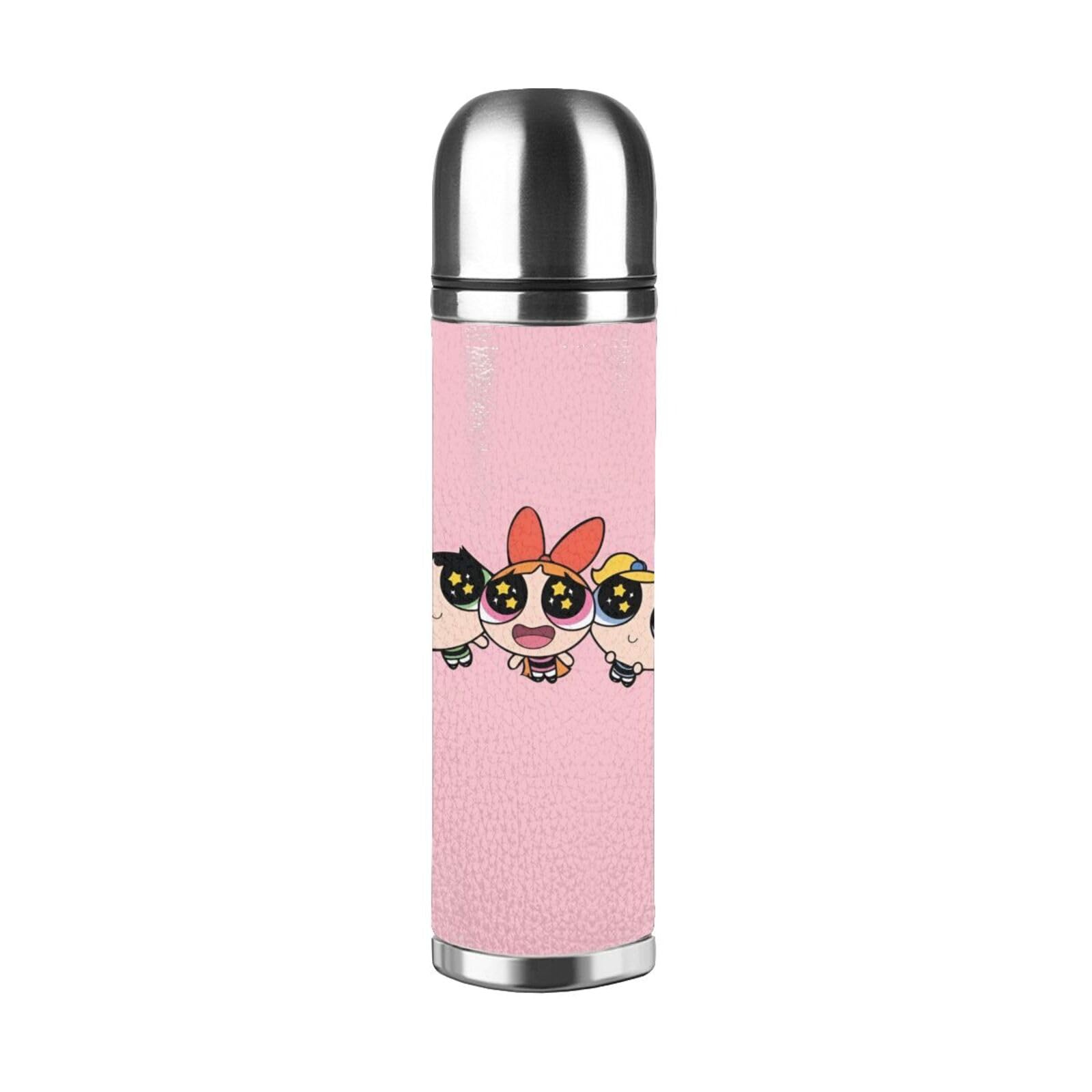 Amazon | パワーパフガールズ 500ml ワンプッシュアンドコップ 2way