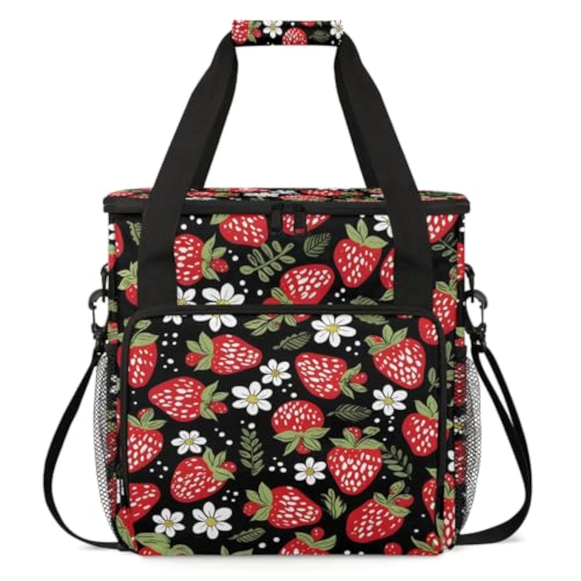 Strawberry Travel Coffee Maker Carrying Bag, Large Organizer
