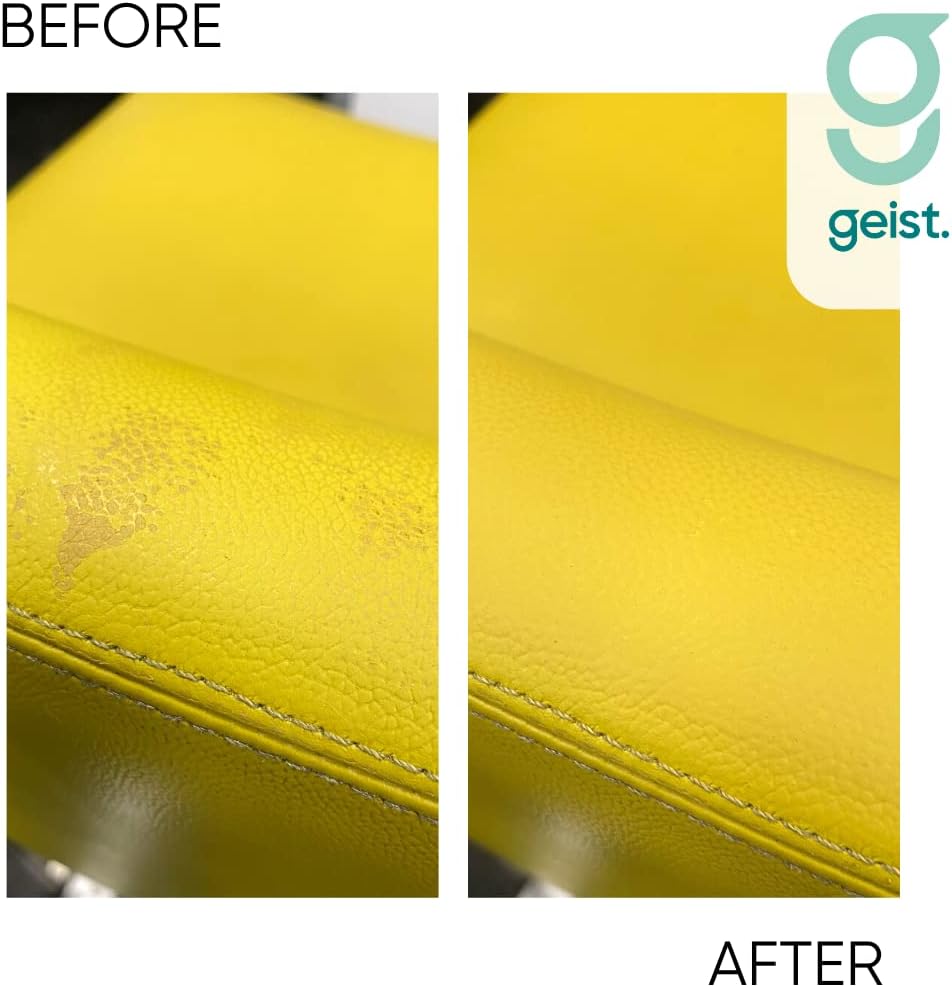 Geist. Easy DIY Colour Restorer for Leather & Vinyl | Refresh, Repair & re-dye Scuffs, Colour Damage and Small Cracks | 200ml White