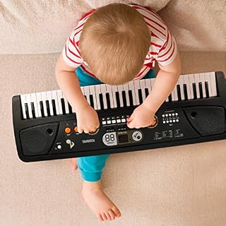 WOSTOO Clavier de Piano 61, Portable Musique Clavier Électronique Organe Numérique Piano Musical Instrument avec… - Les Beatles, Paul McCartney, John Lennon, RIngo Starr, George Harrison WOSTOO Clavier de Piano 61, Portable Musique Clavier Électronique Organe Numérique Piano Musical Instrument avec… – Image 7