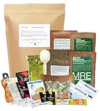 Ration-X 24 Hour Ration Pack Ambient Army Type Menu 1 4000kcal Three Main Meal Pouches +++