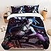 Feriswhell - League of Legends Jinx, zestaw pościeli Jinx, poszewka na kołdrę z nadrukiem 3D, zestaw poszewek na kołdrę do gier (6, King 264 x 229 cm)