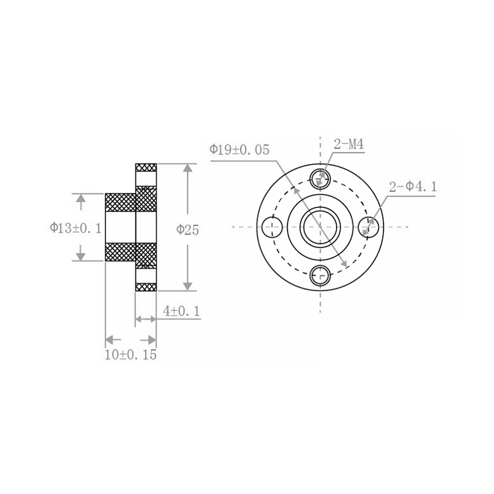 EMagTech 6 pezzi vite piombo dado POM stampante 3D asse Z dadi vite