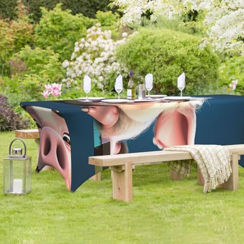 Nappe de table de 1,8 m élasthanne extensible buffet réception banquet patio - 8