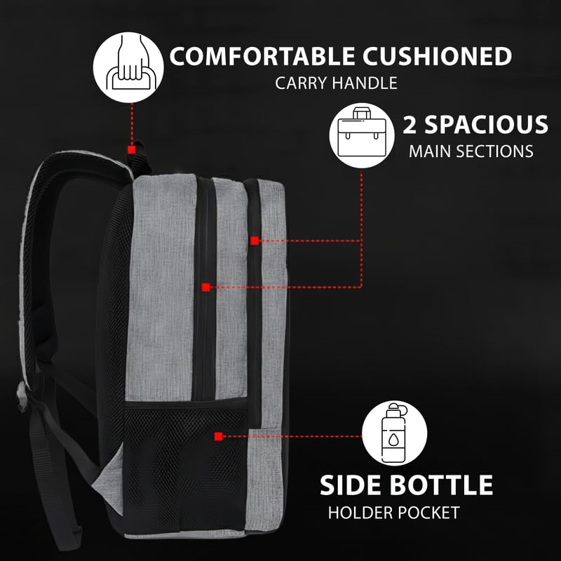 Image of MY FAV Laptop Backpack | Printed Lightweight Laptop Bag for Men & Women | Water-Resistant Office, School & College Backpack | Spacious & Durable with Multi Compartments |Fits Up to 17 inch Laptop