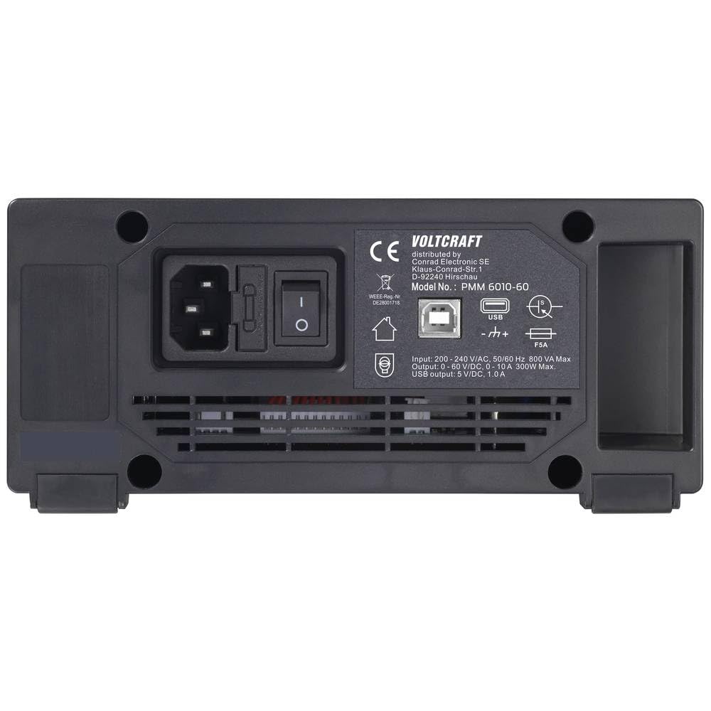 belakang view of the VOLTCRAFT PMM 6010-60 Digital Multimeter and Power Supply