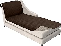 Vista 134 de Sofa Shield - Funda para sofá Loveseat con correa patentada, protector de cojines, funda reversible resistente a manchas y desgarros de perros