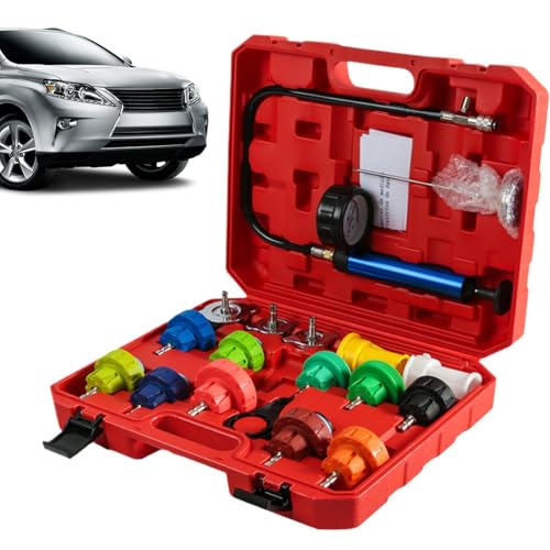 Testeur de pression circuit refroidissement moteur avec kit détection fuite radiateur