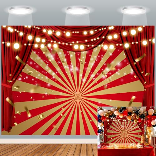 Toile de fond de cirque scintillante pour photo de carnaval