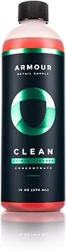 Armour Detail Supply - CLEAN All Purpose Cleaner - Citrus-Powered, High-Foaming, Non-Caustic Concentrate for Interior & Exterior 16oz