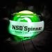 NSD Power Lit Spinner Gyroscopic Wrist and Forearm Exerciser Featuring LED Light, Green