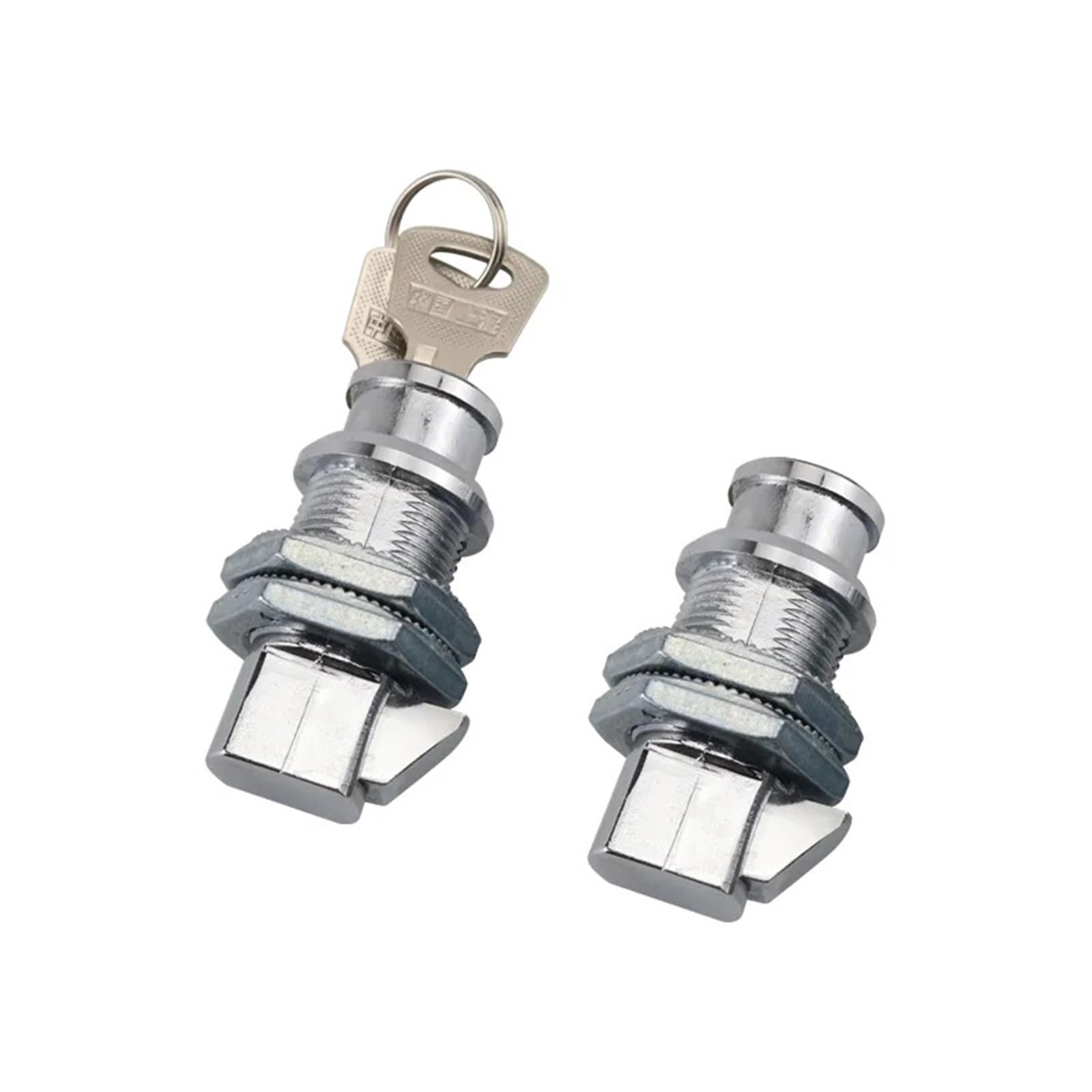 Zinklegierung Presstyp Zylindrisches Kollisionsschloss for Schaltschränke Multi-Spezifikationsschloss 1St(Chromium with lock)