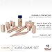 Kubb Yard Game Set for Adults, Families - Fun, Interactive Outdoor Family Games - Durable Pinewood Blocks with Travel Bag - Clean, Games for Outside, Lawn, Bars, Backyards