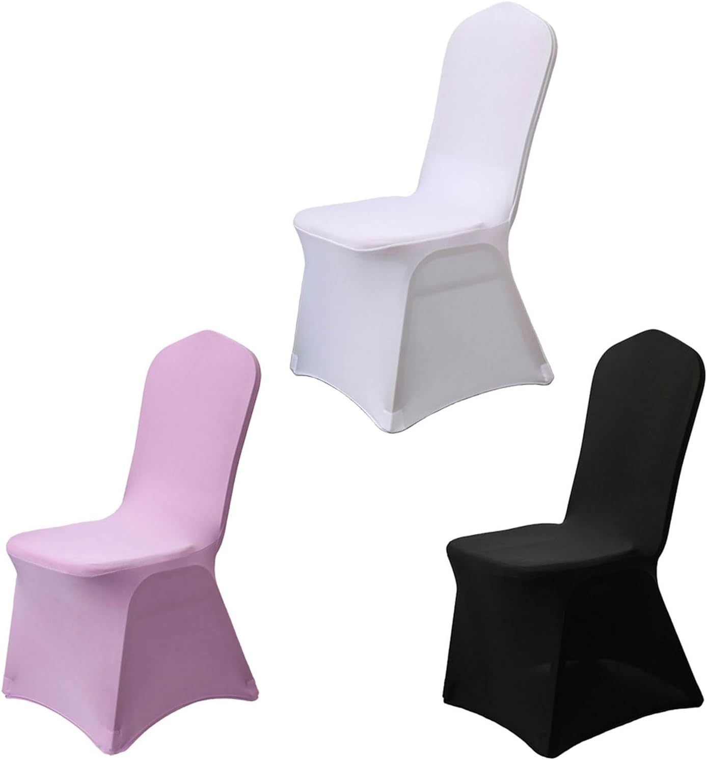 10pcs Wedding Chair Covers Stretch Slipcover for Restaurant Banquet Hotel Dining Party Chair Home Decor