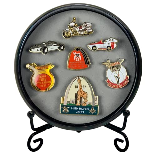 Kudos Pin Display Case with Stand - Shadow Box for Lapel Pin, Collector Pin - Display Board for Pin Collection