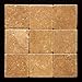 Noce 4 X 4 Travertine Tumbled Tile