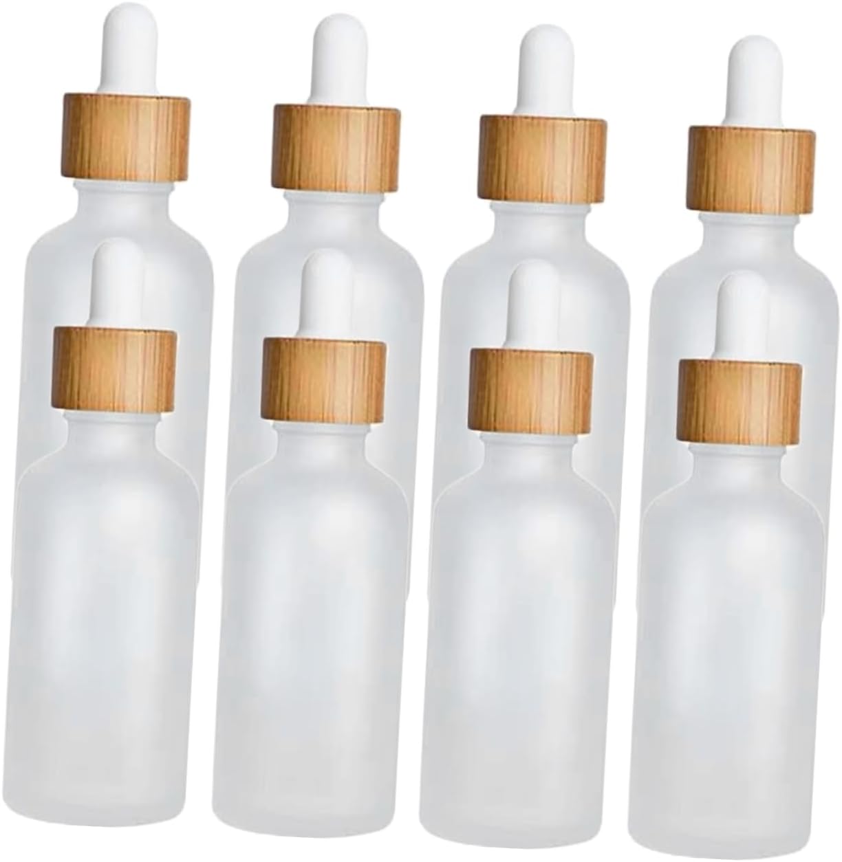 8Pcs Essential Oil Dropper Bottles with Lid Glass Vials for DIY Skincare Aromatherapy and Perfume Travel Friendly Storage