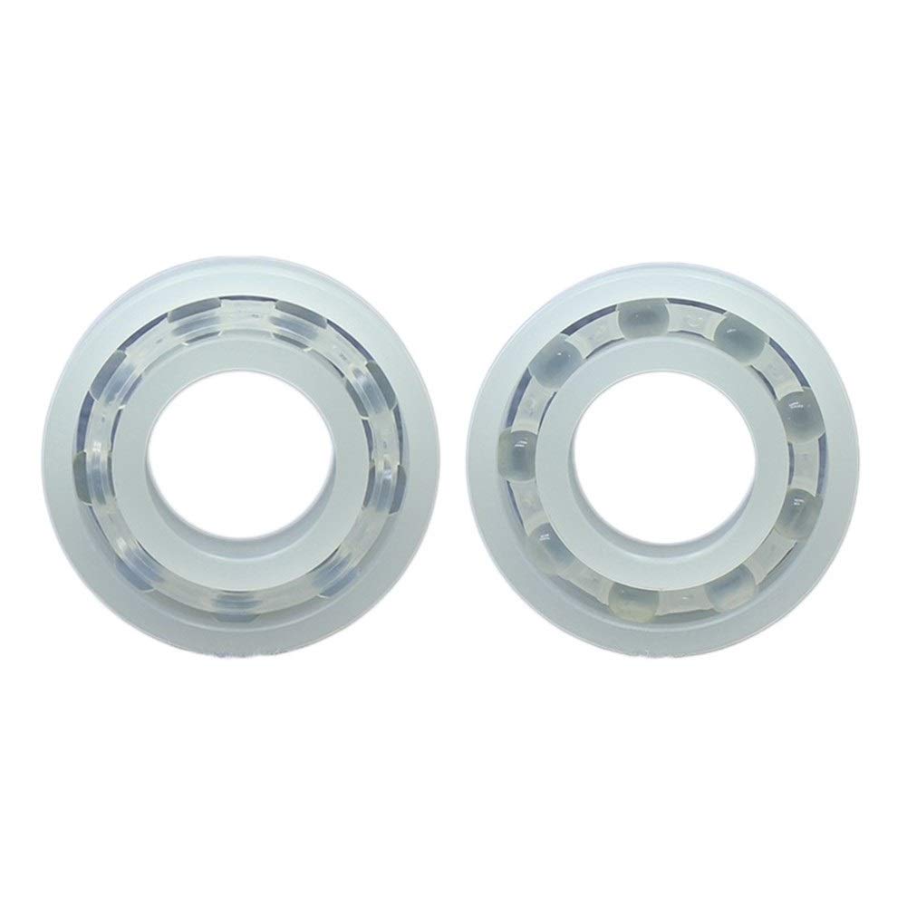 QEFHSVVZE Power Transmission Products PP Bearing 6205 6206 6208 Glass Balls Plastic Ball Bearings Ball Bearings(PP6208 40x80x18mm)