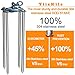 YiizKilc Dog Tie Out Cable and Stake,Heavy Duty Stakes for Outside,20FT Tangle-Free Runner for Yard, 360° Swivel Anchor for Dogs Up to 150 lbs, Stake for Dog Leash Ideal for Outdoor and Camping