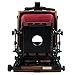 2.4kg New HZX45-IIA Shen Hao Walnut Wood Copper Field Folding 4X5 Large Format Camera