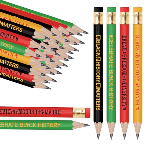 Lápices cortos JarThenaAMCS Black History Month x48