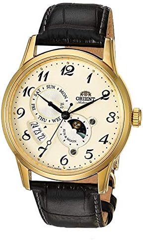 Orient Men's "Sun and Moon Version 4" Japanese Automatic Stainless Steel Watch