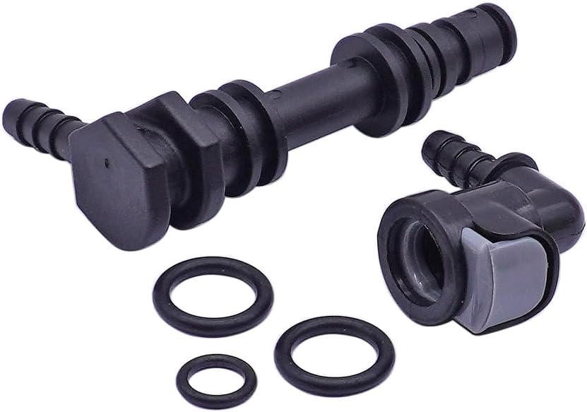 Gear Lube Reservoir Fitting Kit,Gear Lube Hose Connector 22-861150T02 22-861163 Compatible with MerCruiser Alpha One Gen 2 and Bravo 1 2 3 Stern Drives