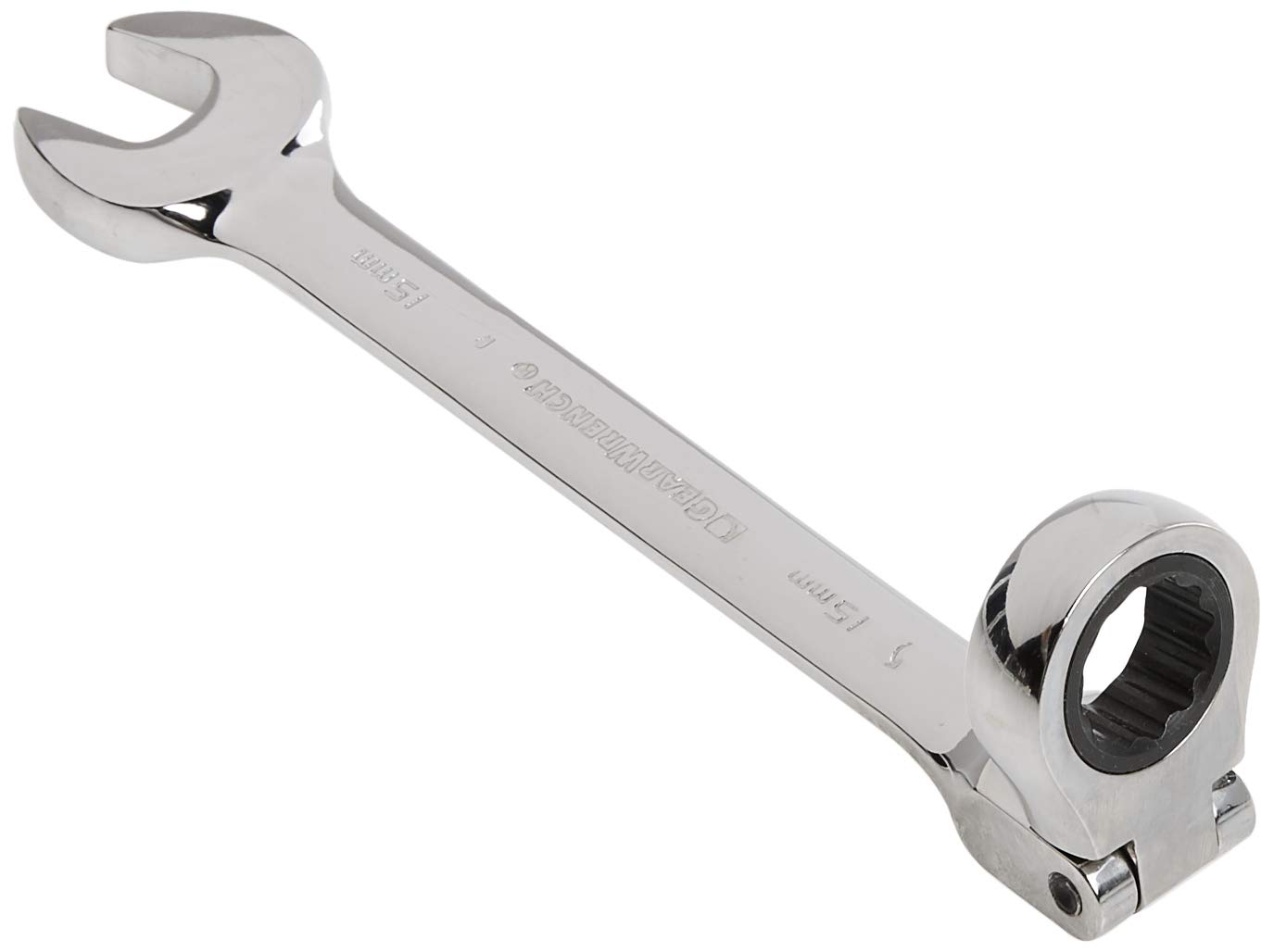 GEARWRENCH 15 mm 12-punktowy klucz płasko-oczkowy z grzechotką - 9915D