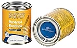 Schöner Wohnen Buntlack 375ml/125ml Lack, DurAcryl,Profidur, Mango,Blau,Papaya,Sand,Cashmere,glänzend,seidenmatt,hochglänzend (Atlantikblau RAL 5130, 5 x 125ml)