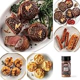 Omaha Steaks Deluxe Package, Gift-Ready or Stock Up, 21 items, 12 entrees - 4 Bacon-Wrapped Filet Mignons, 4 Steak Burgers, 4 Gourmet Jumbo Franks, 4 Scalloped Potatoes, 4 Caramel Apple Tartlets, 1 jar Omaha Steaks Seasoning