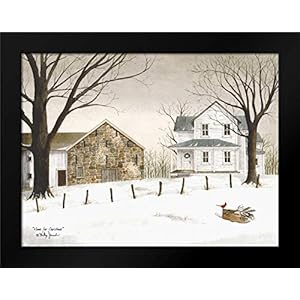 Homeforchristmas24x19framedartprintbyjacobsbilly Urban Country Home Decor Home for christmas 24×19 framed art print by jacobs billy urban country home decor