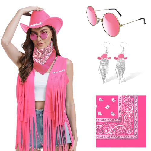 FunMular Pink Western Outfit Accessories