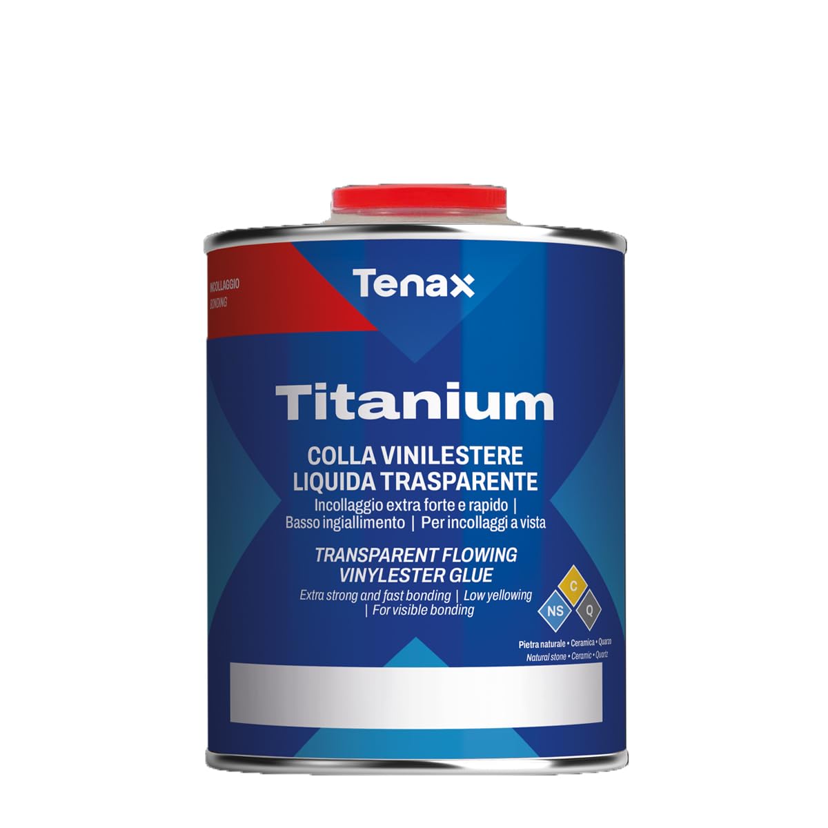 Tenax Titanium Flowing Mastic Transparent Liquide 1 l